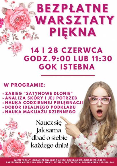 Bezpłatne warsztaty piękna